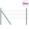 vidaXL Gjerdep&aring;le gr&oslash;nn 50 x 0,5 m (25 mm nett) St&aring;l og PVC