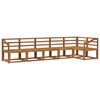 vidaXL Utend&oslash;rs sofa-sett 6 pcs Naturlig Solid akasietre