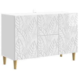 vidaXL Serviesskap H&oslash;gglans hvit 89 x 34,5 x 60 cm Konstruert tre