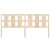 vidaXL Sengegavl 205,5x4x100 cm heltre furu