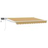 vidaXL Manuell utvidbar markise med LED-lamper 3 x 2,5 m
