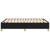 vidaXL Boxspring-sengeramme svart 135x190 cm Double stoff