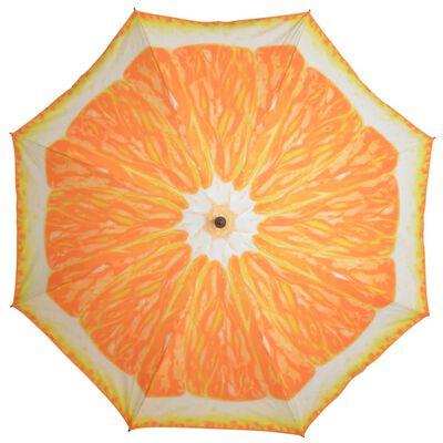 Esschert Design Parasoll Orange 184 cm oransje TP264
