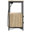 vidaXL Nattbordskap 2 pcs Sonoma eik 40 x 31 x 60 cm Konstruert tre