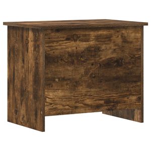 vidaXL Oppbevaringskiste R&oslash;kt Eik 60 x 40 x 50 cm Konstruert tre