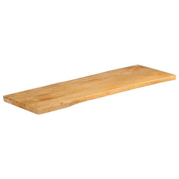 vidaXL Bordplate 120x40x2,5 cm naturlig kant heltre mango