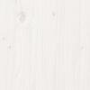 vidaXL Tak for barneseng hvit 55x99x139,5 cm heltre furu