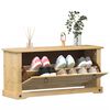 vidaXL Skoskap Corona 99x32x47 cm heltre furu