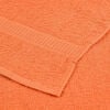 vidaXL Vaskehåndklær FROGN 4 stk oransje 30x30 cm 360 gsm