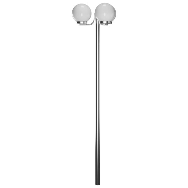 vidaXL Hagelyktestolpe 3 lamper 220 cm