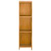 vidaXL Bokhylle 30x30x110 cm heltre teak