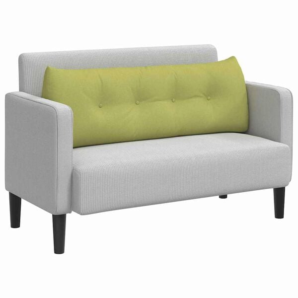 vidaXL Bakputen Lys gr&oslash;nn 140 x 24 x 50 cm stoff