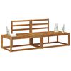 vidaXL Utend&oslash;rs End Sofagruppe 2 Stk Naturlig 182,5 x 63 x 73 cm