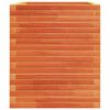 vidaXL Plantekasse voksbrun 110x60x72 cm heltre furu