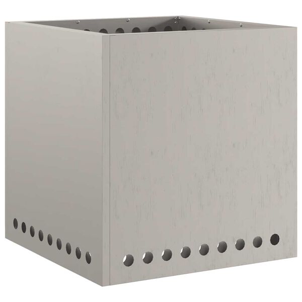 vidaXL Røykfri ildsted Brun 48 x 48 x 50 cm Stål