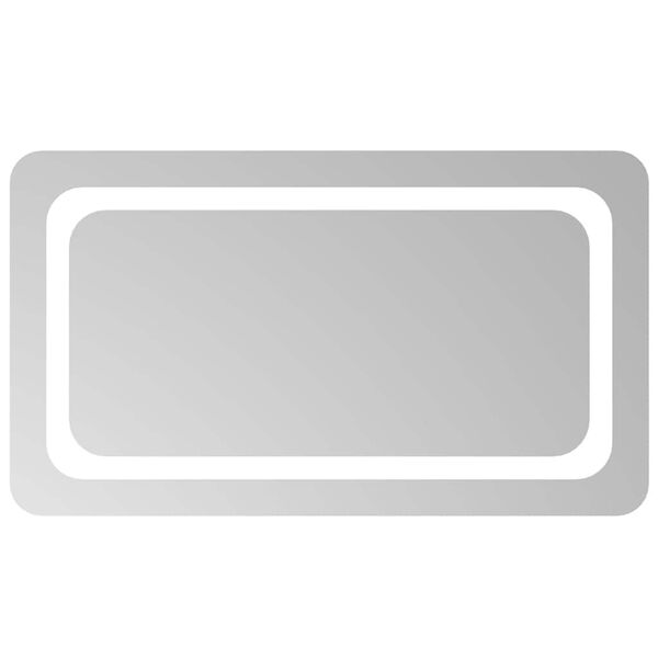 vidaXL Baderomsspeil med LED 70x40 cm
