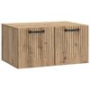 vidaXL Vegghengt TV skap 59,5 x 41 x 30 cm Artisan eik Konstruert tre