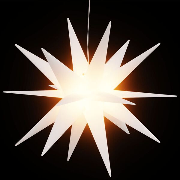 vidaXL Julelys med LED 3 stk sammenleggbar hvit 100 cm