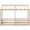 vidaXL Barneseng med tak 90x190 cm heltre furu