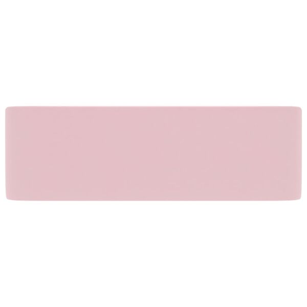 vidaXL Luksuri&oslash;s servant matt rosa 41x30x12 cm keramisk