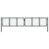 vidaXL Hageport st&aring;l 400x75 cm gr&oslash;nn