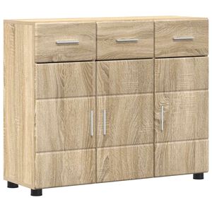 vidaXL Serviesskap FLORIN 88,5 x 30,5 x 73 cm Sonoma eik