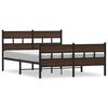 vidaXL Sengeramme uten madrass med hodegavl og fotgavl 140x200 cm