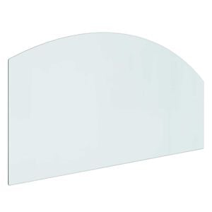 vidaXL Peisglassplate Gjennomsiktig 100 x 50 cm Glass