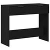 vidaXL Konsollbord Svart Eik 30 x 36 x 75 cm Konstruert tre