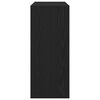 vidaXL Bokhylle Svart Eik 100 x 30 x 72 cm Konstruert tre