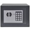 vidaXL Digital safe elektronisk 23x17x17 cm