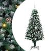 vidaXL Kunstig juletre med 150 LED gr&oslash;nn 150 cm PVC og St&aring;l og Plast