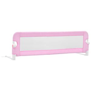 vidaXL Sengehest sm&aring;barn rosa 120x42 cm polyester