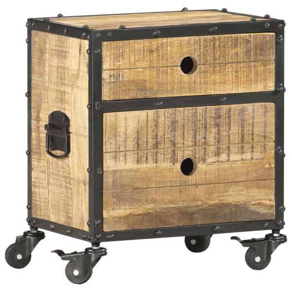 vidaXL Nattbord 40x30x50 cm kraftig mangotre