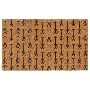 vidaXL D&oslash;rmatte naturlig 45x75 cm tuftet kokosfiber
