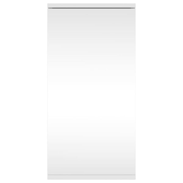 vidaXL Baderomsspeilskap for hj&oslash;rne hvit 30x24x60 cm