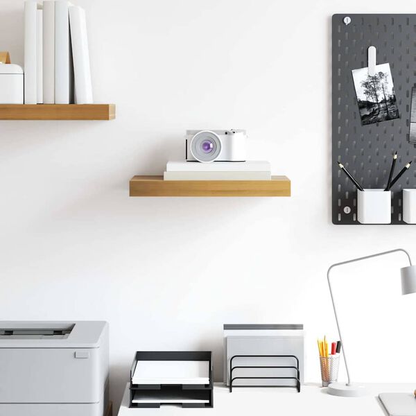 vidaXL Vegghylle Veggmontert Brun 40 x 23,5 x 4 cm Konstruert tre