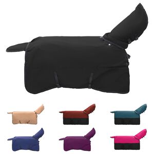 vidaXL Hestepledd M&oslash;rk Gr&oslash;nn og Svart 85 cm Polyester