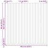 vidaXL akustiske veggpaneler 2 stk lamell 60,5x60 cm eikefiner