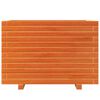 vidaXL Plantekasse voksbrun 70x40x49,5 cm heltre furu
