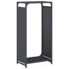 vidaXL Vedstativ antrasitt 44x28x90 cm kaldvalset st&aring;l