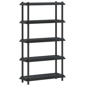 vidaXL Hyllesystem 5 niv&aring;er 100 x 40 x 177 cm PP Antrasitt