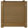 vidaXL Plantekasser 2 stk honningbrun 40x40x40 cm heltre furu