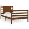 vidaXL Sengeramme honningbrun heltre furu 100x200 cm