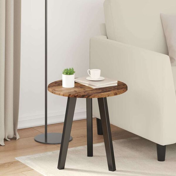 vidaXL Bordplate Gammelt tre 40 x 40 x 1,5 cm Konstruert tre