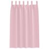 vidaXL M&oslash;rkleggende Gardiner med Ringer 2 pcs Babyrosa 175 x 140 cm