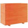 vidaXL Plantekasse voksbrun 90x40x72,5 cm heltre furu