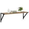 vidaXL Vegghyller 2 pcs Artisan Eik 80 x 25 x 25,5 cm Konstruert tre