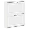 vidaXL Vegghengt skoskap UTRECHT 71 x 17 x 86 cm Konstruert tre
