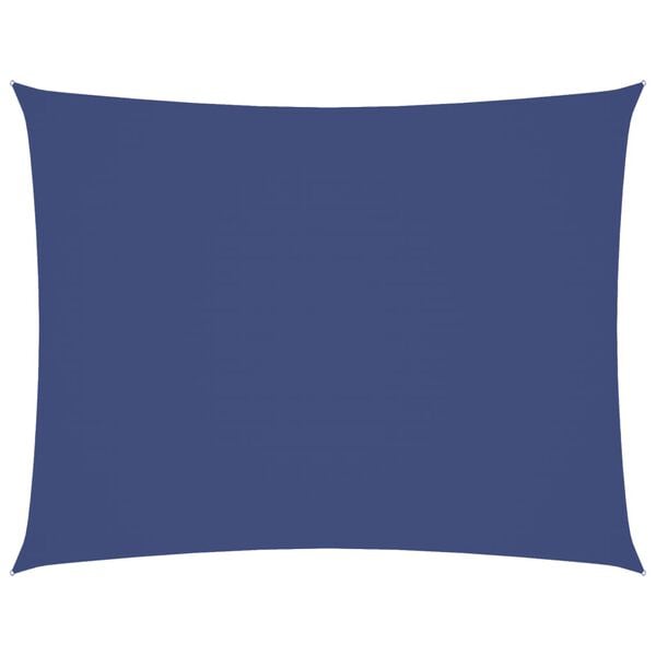 vidaXL Solseil oxfordstoff rektangul&aelig;r 3,5x5 m bl&aring;